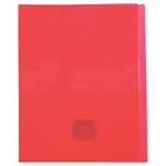 PROTÈGE-CAHIER TRANSPARENT 17X22  ROUGE - PROTEGE TRANSPARENT CAHIER A5 VERMELL | 3210330730035