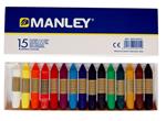 BOITE DE 15 CRAIES GRASSES TYPE MANLEY- CAJA DE 15 CERAS MANLEY | 8414326000552