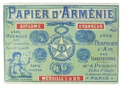 BOÎTE 1900 PAPIER D'ARMENIE GARNIE DE 12 CARNETS TRADITIONNELS | 3401560661064