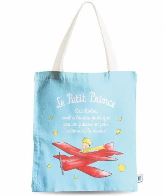 BOLSA DE TELA EL PRINCIPITO AVION | 3453131148931