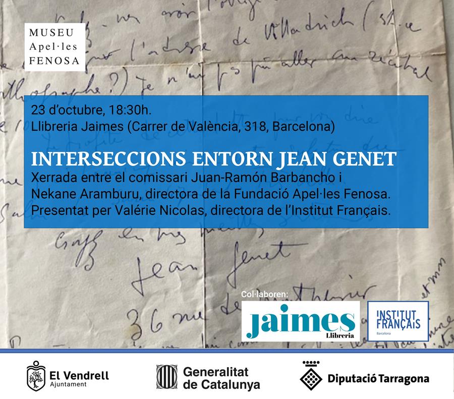 Conversatori : Relats entrecreuats entorn a Apel·les Fenosa i Jean Genet - 