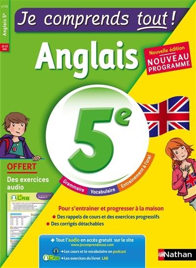 JE COMPRENDES TOUT! ANGLAIS 5EME - ÉDITION 2017 | 9782091931401 | COLLECTIF