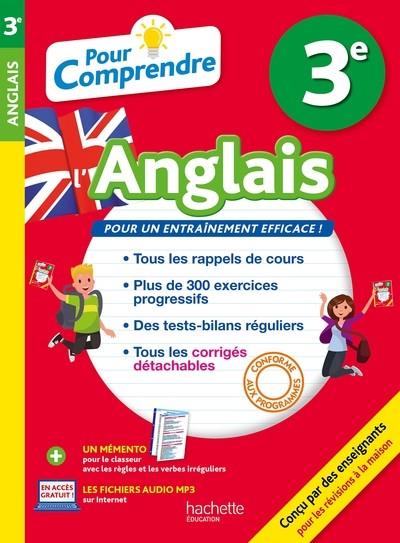 POUR COMPRENDRE L'ANGLAIS 3E : CONFORME AUX PROGRAMMES  | 9782017013945