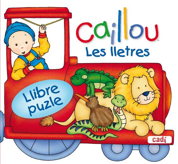 CAILLOU. LES LLETRES. LLIBRE PUZLE | 9788447460625 | CHOUETTE PUBLISHING