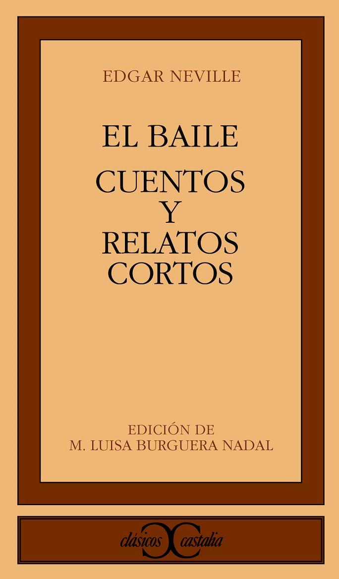 EL BAILE. CUENTOS Y RELATOS CORTOS | 9788470397318 | NEVILLE, EDGAR