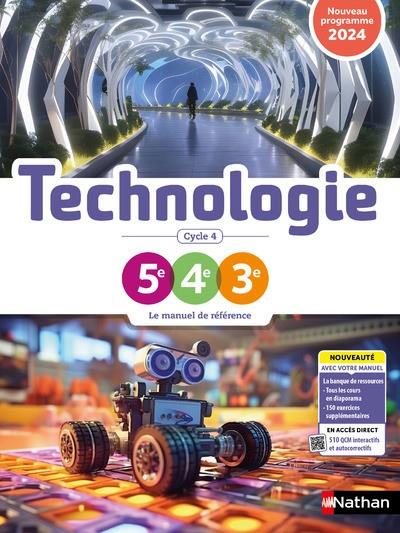 TECHNOLOGIE 5 4 3 - CYCLE 4 2024 MANUEL ÉLÈVE  | 9782095035105