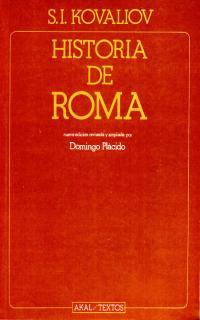 HISTORIA DE ROMA. | 9788476004722 | KOVALIOV, SERGEI IVANOVICH