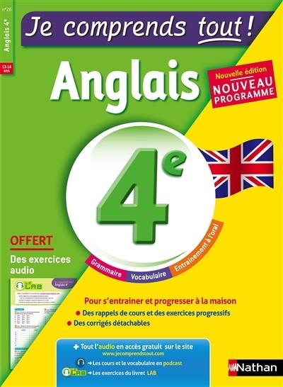 JE COMPRENDES TOUT! ANGLAIS 4EME - ÉDITION 2017 | 9782091931418 | COLLECTIF