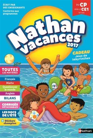 NATHAN VACANCES DU CP VERS LE CE1 6/7 ANS - ÉDITION 2017 | 9782091931852 | COLLECTIF