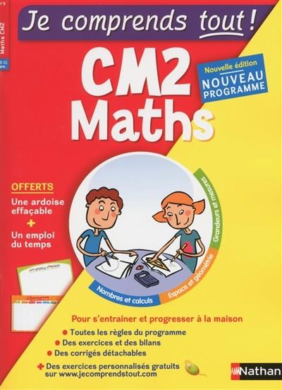 JE COMPRENDS TOUT! MATHS CM2 - ÉDITION 2016 | 9782091894768 | COLLECTIF