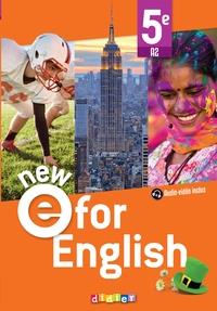 NEW E FOR ENGLISH - ANGLAIS 5E ED. 2022 - LIVRE ÉLÈVE | 9782278105120