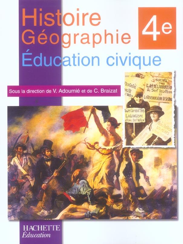 HISTOIRE GEO ED CIV 4E 04 12 | 9782011254900 | 04 12 ADOUMIE