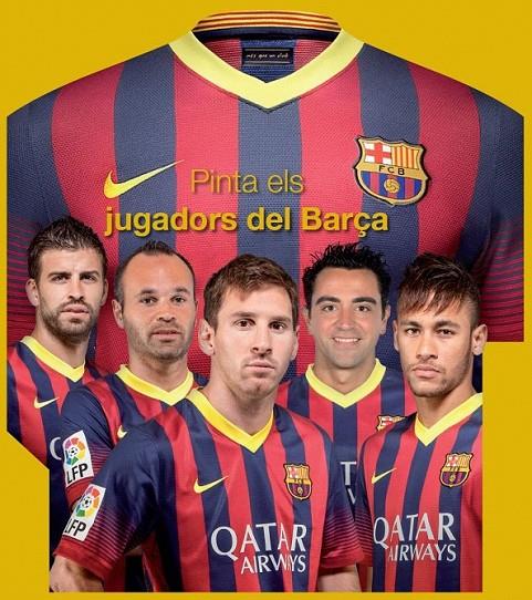 PINTA ELS JUGADORS DEL BARÇA! | 9788490572573 | ANDRÉS MARIANI/BATEC, S. L. PRODUCCIONES