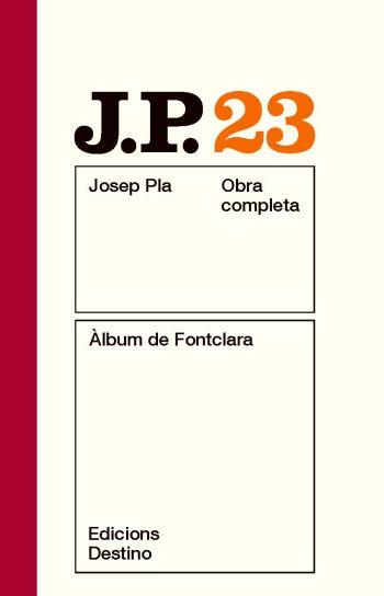 ÀLBUM DE FONTCLARA | 9788497101639 | JOSEP PLA