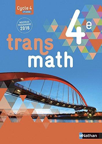 MATHS 4ÈME (COL. TRANSMATHS) 9782091719177 | 9782091719160