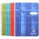 CAHIER A5 180 PAGES 5X5 SPIRALE - CUADERNO ESPIRAL CLAIREFONTAINE 90 FEUILLES | 3329680854206