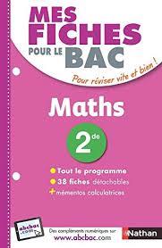 MES FICHES POUR LE BAC MATHS 2DE -ÉDITION 2017 | 9782091503134 | COLLECTIF