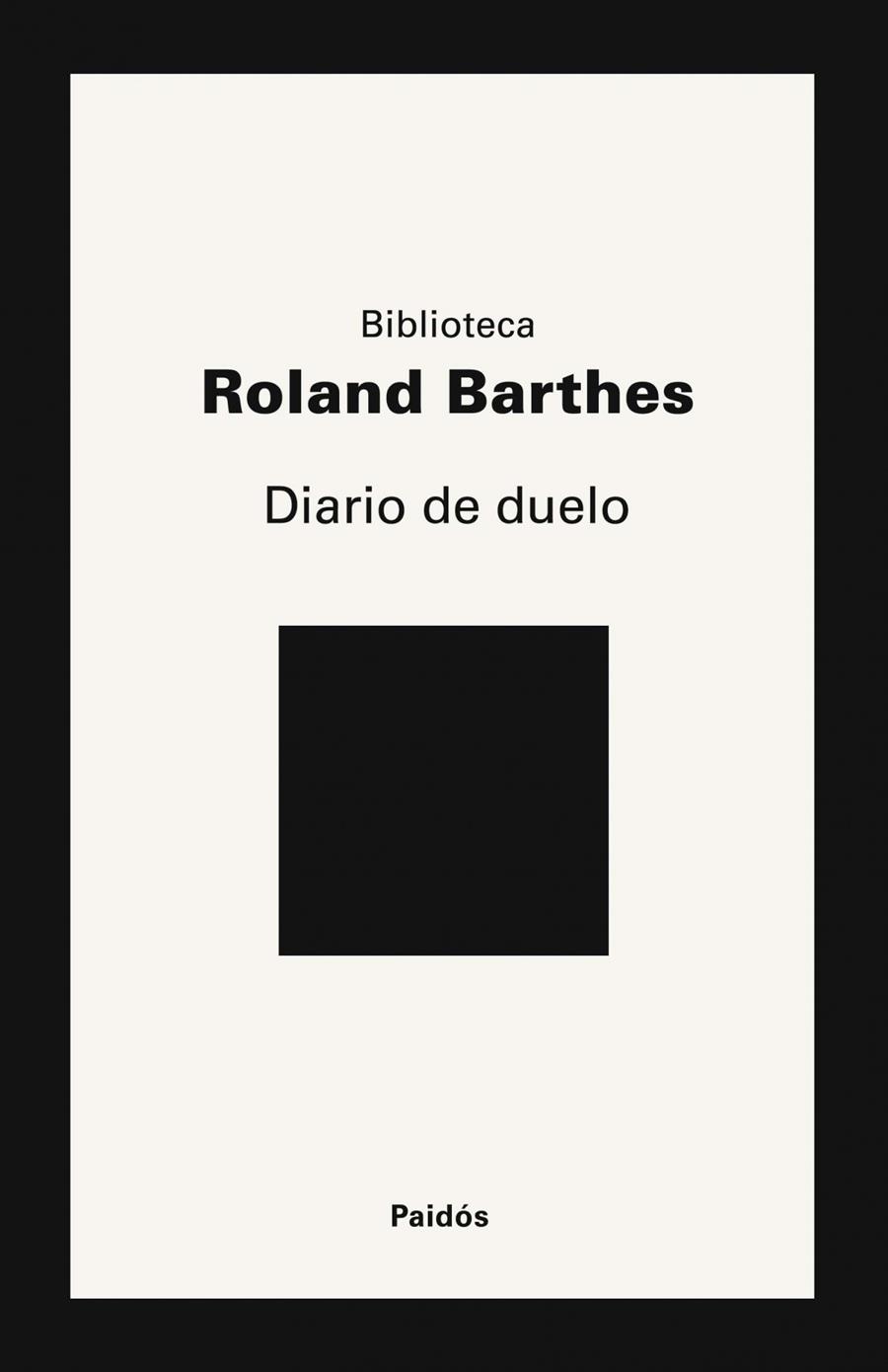 DIARIO DE DUELO | 9788449323218 | ROLAND BARTHES