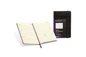 MOLESKINE 2014 PLANNER 12 MONTH WEEKLY HORIZONTAL BLACK | 9788866135661