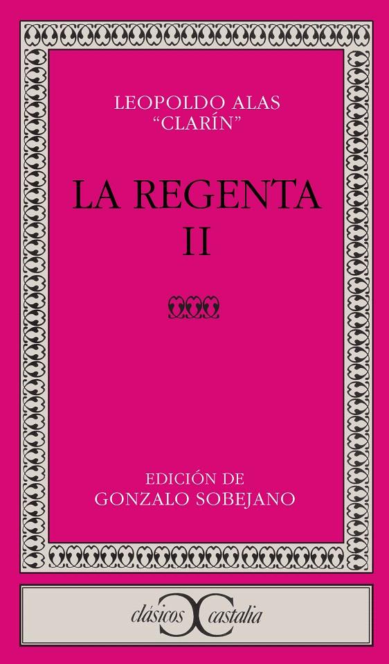 LA REGENTA, II | 9788470393853 | ALAS CLARÍN, LEOPOLDO