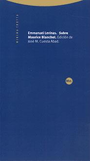 SOBRE MAURICE BLANCHOT | 9788481644043 | LÉVINAS, EMMANUEL