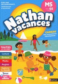 NATHAN VACANCES DE LA MS VERS LA GS 4/5 ANS - ÉDITION 2018 | 9782091932545 | COLLECTIF