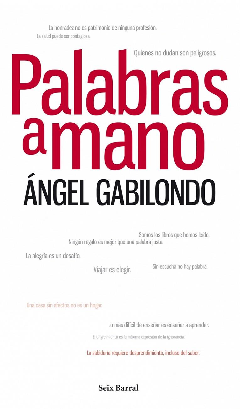 PALABRAS A MANO | 9788432209147 | ÁNGEL GABILONDO