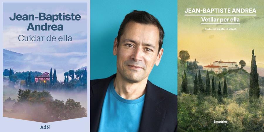 Présentation du Prix Goncourt 2023 : "Veiller sur elle" de Jean-Baptiste Andrea à l'Institut français - 