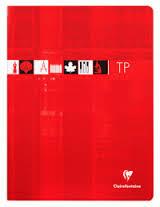 CAHIER TP 24X32 SANS SPIRALE 80 PAGES 90G | 3329680332704