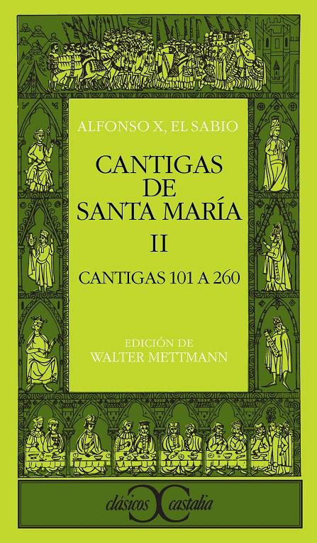 CANTIGAS DE SANTA MARÍA, II | 9788470395222 | ALFONSO X