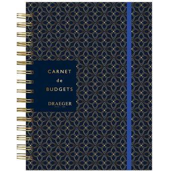 CARNET BUDGET À SPIRALES A5 - 192 PAGES - BLEU MARINE -  | 3045671084659