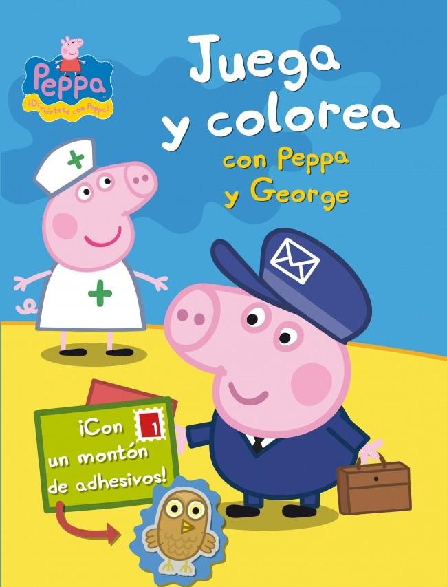 JUEGA Y COLOREA CON PEPPA Y GEORGE (PEPPA PIG) | 9788401906763 | AUTORES VARIOS