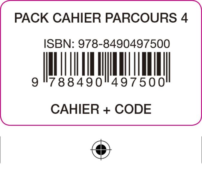 PARCOURS 4 PACK CAHIER D'EXERCICES | 9788490497500 | VARIOS AUTORES