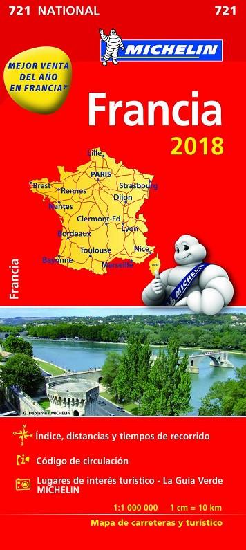 MAPA NATIONAL FRANCIA | 9782067226524 | VARIOS AUTORES