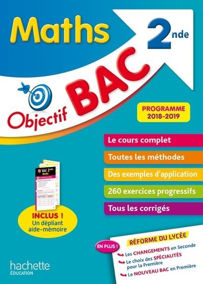 OBJECTIF BAC MATHS 2NDE | 9782016255094 | ROUSSEAU PHILIPPE