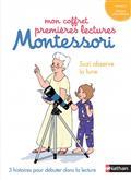 MON COFFRET PREMIÈRES LECTURES MONTESSORI : SUZI OBSERVE LA LUNE : NIVEAU 1, LECTURE PHONÉTIQUE | 9782092791547 | COLLECTIF