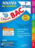 OBJECTIF BAC TOUTES LES MATIÈRES TERMINALE STMG : BAC 2021, NOUVEAUX PROGRAMMES | 9782017119524 | COLLECTIF