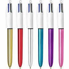 BOLIGRAFO BIC 4 COLORES METALIZADO | 3086123404137