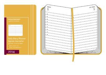 2014 MOLESKINE LARGE GOLDEN YELLOW HARD DAILY DIARY | 9788866136057