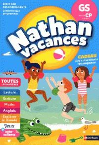 NATHAN VACANCES DE LA GS VERS LE CP 5/6 ANS -ÉDITION 2018 | 9782091932552 | COLLECTIF