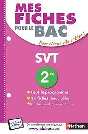 MES FICHES POUR LE BAC SVT 2DE -ÉDITION 2017 | 9782091503165 | COLLECTIF