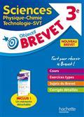 OBJECTIF BREVET SCIENCES 3E : PHYSIQUE CHIMIE, TECHNOLOGIE, SVT : NOUVEAU BREVET | 9782017117506 | DESSAINT / OTTEVAERE