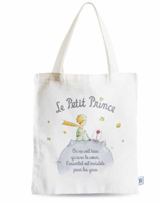 BOLSA DE TELA EL PRINCIPITO BLANCA PLANETA | 3453131152075