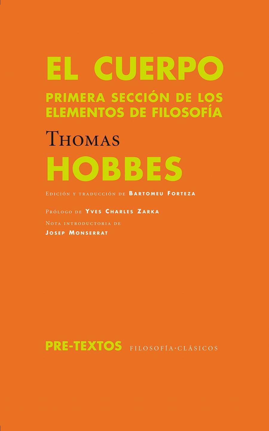 EL CUERPO | 9788492913404 | HOBBES, THOMAS