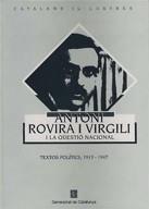 ANTONI ROVIRA I VIRGILI I LA QÜESTIÓ NACIONAL. TEXTOS POLÍTICS 1913-1947 | 9788439323365 | CAROD-ROVIRA , JOSEP LLUÍS