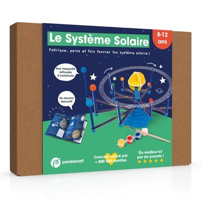 LE SYSTÈME SOLAIRE - KIT PANDACRAFT 8-12 ANS  - FABRIQUE ET PEINS TON SYSTÈME SOLAIRE ARTICULÉ | 9782492898181 | COLLECTIF