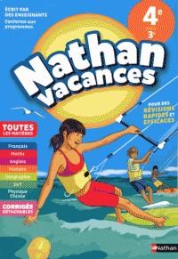 NATHAN VACANCES TOUTES LES MATIÈRES DE LA 4E VERS LA 3E - ÉDITION 2018 | 9782091932637 | COLLECTIF