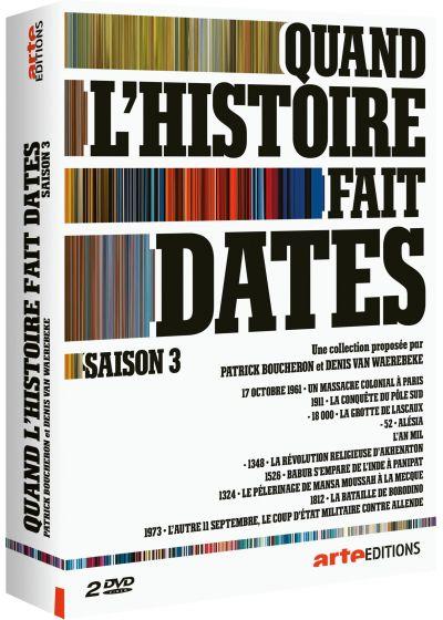 QUAND L'HISTOIRE FAIT DATES - VOL. 3 (2020) - DVD | 3453270087030 | VARIS