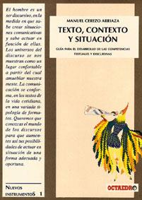 TEXTO, CONTEXTO Y SITUACIÓN | 9788480630580 | CEREZO ARRIAZA, MANUEL