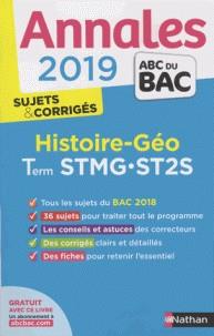 ANNALES ACB DU BAC HISTOIRE ET GÉOGRAPHIE TLE STMG-ST2S - SUJETS & CORRIGÉS -ÉDITION 2019 | 9782091573588 | COLLECTIF